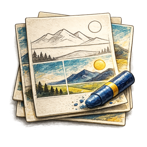 Landscape Drawing Templates