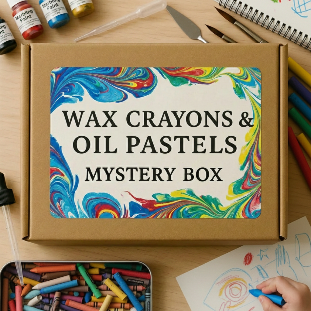 Wax Crayons & Oil Pastels Mystery Box